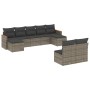 9-teiliges Gartenmöbel-Set und Kissen synthetisches Rattangrau von , Gartensets - Ref: Foro24-3258777, Preis: 494,82 €, Rabat...