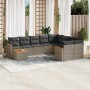 Set mit 10 Gartensofas mit Kissen synthetisches Rattangrau von , Gartensets - Ref: Foro24-3258721, Preis: 596,75 €, Rabatt: %