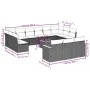 Set sofás de jardín 14 pzas con cojines ratán sintético beige by , Garden sets - Ref: Foro24-3258867, Price: 862,62 €, Discou...