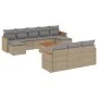11-piece garden sofa set with beige synthetic rattan cushions by , Garden sets - Ref: Foro24-3258825, Price: 668,95 €, Discou...