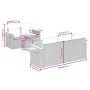 Set Gartensofas mit Kissen 6 Stück synthetisches Rattan beige von , Gartensets - Ref: Foro24-3259028, Preis: 430,69 €, Rabatt: %