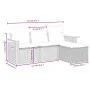 Garden sofa set with 4-piece synthetic rattan beige cushions by , Garden sets - Ref: Foro24-3259147, Price: 273,06 €, Discoun...