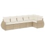 Set Gartensofas mit Kissen 6 Stück synthetisches Rattan beige von , Gartensets - Ref: Foro24-3253725, Preis: 482,57 €, Rabatt: %