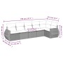 Set Gartensofas mit Kissen 6 Stück synthetisches Rattan beige von , Gartensets - Ref: Foro24-3253725, Preis: 482,57 €, Rabatt: %