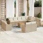 Garden sofa set with cushions 13 pieces beige synthetic rattan by , Garden sets - Ref: Foro24-3258922, Price: 968,86 €, Disco...