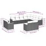 Garden sofa set 12 pieces and brown synthetic rattan cushions by , Garden sets - Ref: Foro24-3258915, Price: 925,92 €, Discou...