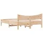 Bettgestell aus massivem Kiefernholz, 120 x 190 cm von , Betten und Lattenroste - Ref: Foro24-844749, Preis: 125,11 €, Rabatt: %