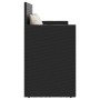 Gartenbank mit Kissen synthetisches Rattan schwarz von , Gartenbänke - Ref: Foro24-365760, Preis: 175,50 €, Rabatt: %