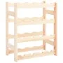 Pine wood wine rack for 16 bottles by vidaXL, Wine racks - Ref: Foro24-286192, Price: 21,14 €, Discount: %