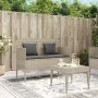 Gartenbank mit Kissen synthetisches Rattan hellgrau von , Gartenbänke - Ref: Foro24-365776, Preis: 167,89 €, Rabatt: %