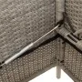 Light gray synthetic rattan bench with cushions by , garden benches - Ref: Foro24-365776, Price: 167,89 €, Discount: %