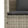 Gartenbank mit Kissen synthetisches Rattan hellgrau von , Gartenbänke - Ref: Foro24-365776, Preis: 167,89 €, Rabatt: %