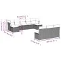 Gartensofa-Set 10-teilig mit schwarzen synthetischen Rattankissen von , Gartensets - Ref: Foro24-3250125, Preis: 534,67 €, Ra...