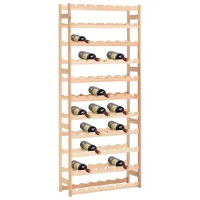 Pine wood wine rack for 77 bottles by vidaXL, Wine racks - Ref: Foro24-286197, Price: 68,15 €, Discount: %