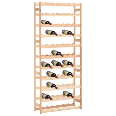 Pine wood wine rack for 77 bottles by vidaXL, Wine racks - Ref: Foro24-286197, Price: 68,15 €, Discount: %