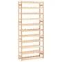 Pine wood wine rack for 77 bottles by vidaXL, Wine racks - Ref: Foro24-286197, Price: 68,15 €, Discount: %