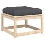 Juego de sofás de jardín 5 pzas con cojines madera maciza pino de , Conjuntos de jardín - Ref: Foro24-3217005, Precio: 469,31...