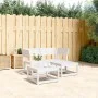 Gartensofa-Set 3-teilig aus massivem weißem Kiefernholz von , Gartensets - Ref: Foro24-3216986, Preis: 269,29 €, Rabatt: %