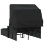 Double sun lounger with hood and black synthetic rattan cushions by , Loungers - Ref: Foro24-365807, Price: 360,08 €, Discoun...