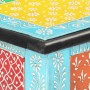 Hand-painted solid mango wood console table 80x35x75 cm by vidaXL, Side tables - Ref: Foro24-286160, Price: 172,57 €, Discoun...