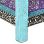 Mesa consola pintada a mano madera maciza de mango 80x35x75 cm de vidaXL, Mesas auxiliares - Ref: Foro24-286160, Precio: 166,...