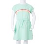 Kinderkleid mit leuchtend grünem Kordelzug 104 von , Kinderkleider - Ref: Foro24-10615, Preis: 11,28 €, Rabatt: %