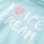 Sudadera con capucha infantil verde agua 128 de , Camisetas para niños - Ref: Foro24-11427, Precio: 11,68 €