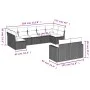 9-piece garden sofa set with beige synthetic rattan cushions by , Modular outdoor sofas - Ref: Foro24-3251755, Price: 637,37 ...