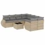 9-piece garden sofa set with beige synthetic rattan cushions by , Garden sets - Ref: Foro24-3253496, Price: 615,26 €, Discoun...