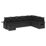 8-piece garden sofa set and black synthetic rattan cushions by , Garden sets - Ref: Foro24-3252892, Price: 530,17 €, Discount: %