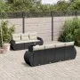 8-piece garden sofa set and black synthetic rattan cushions by , Garden sets - Ref: Foro24-3253463, Price: 538,70 €, Discount: %