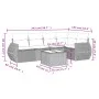 Garden sofa set with cushions 6 pieces beige synthetic rattan by , Garden sets - Ref: Foro24-3253676, Price: 425,71 €, Discou...