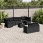 Garden sofa set 10 pieces with black synthetic rattan cushions by , Modular outdoor sofas - Ref: Foro24-3251762, Price: 664,3...