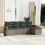 Garden sofa set with cushions 5 pieces gray synthetic rattan by , Garden sets - Ref: Foro24-3252427, Price: 316,61 €, Discoun...
