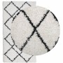 Moderner Langflor-Teppich PAMPLONA in Creme und Schwarz, 60 x 110 cm von , Teppiche - Ref: Foro24-375360, Preis: 22,99 €, Rab...