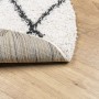 Alfombra de pelo largo moderna PAMPLONA crema y negro Ø 280 cm de , Alfombras - Ref: Foro24-375381, Precio: 117,71 €