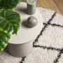 Modern high pile rug PAMPLONA cream and black Ø 280 cm by , Rugs - Ref: Foro24-375381, Price: 116,33 €, Discount: %