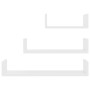 Wall shelf 3 pieces white plywood by vidaXL, Shelves and shelves - Ref: Foro24-800198, Price: 18,03 €, Discount: %