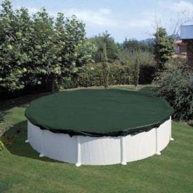 Summer Fun Cubierta de piscina redonda para invierno PVC verde