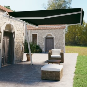 Toldo de pie automático gris antracita 450x350 cm de , Toldos - Ref: Foro24-3069649, Precio: 685,95 €, Descuento: %