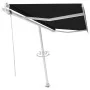 Anthracite gray automatic standing awning 450x350 cm by , Awnings - Ref: Foro24-3069649, Price: 659,50 €, Discount: %