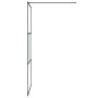 Schwarze, halbmattierte Duschwand aus ESG-Glas, 100 x 195 cm von , Duschwände und Duschwände - Ref: Foro24-152107, Preis: 161...