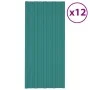 Grün verzinktes Stahldachpaneel 12 Einheiten 100x45 cm von , Decke - Ref: Foro24-317211, Preis: 75,49 €, Rabatt: %