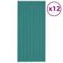 Grün verzinktes Stahldachpaneel 12 Einheiten 100x45 cm von , Decke - Ref: Foro24-317211, Preis: 77,21 €, Rabatt: %