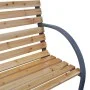 Massive Gartenbank aus Fichtenholz, 112 cm. von , Gartenbänke - Ref: Foro24-319573, Preis: 92,44 €, Rabatt: %