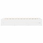 Weißes Holzwerkstoffbett mit Schubladen 90x200 cm von , Betten und Lattenroste - Ref: Foro24-3207294, Preis: 134,54 €, Rabatt: %