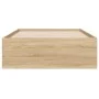 Cama con cajones madera ingeniería roble Sonoma 90x200 cm de , Camas y somieres - Ref: Foro24-3207296, Precio: 128,55 €, Desc...