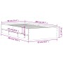 Weißes Holzwerkstoffbett mit Schubladen 90x200 cm von , Betten und Lattenroste - Ref: Foro24-3207294, Preis: 134,54 €, Rabatt: %