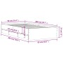 Sonoma oak engineered wood bed with drawers 90x200 cm by , Beds and slatted bases - Ref: Foro24-3207296, Price: 130,66 €, Dis...