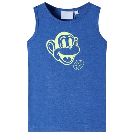 Camiseta de tirantes infantil azul mélange 104 de , Camisetas para niños - Ref: Foro24-11660, Precio: 7,93 €, Descuento: %